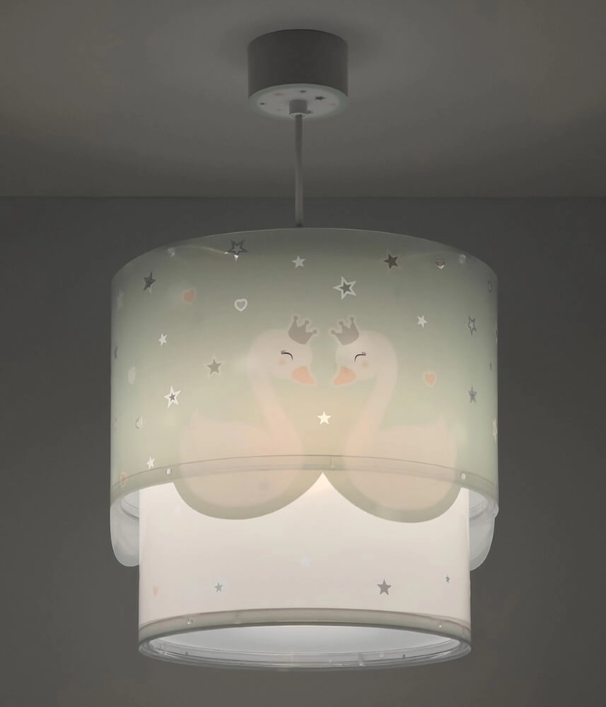 Green hanging lamp Sweet Love Green Ø 26cm Dalber 8420406613826
