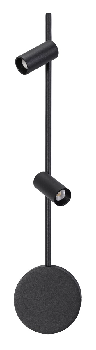 Led wall reading lamp Minora 2x LED - Black ETH 8720195311379