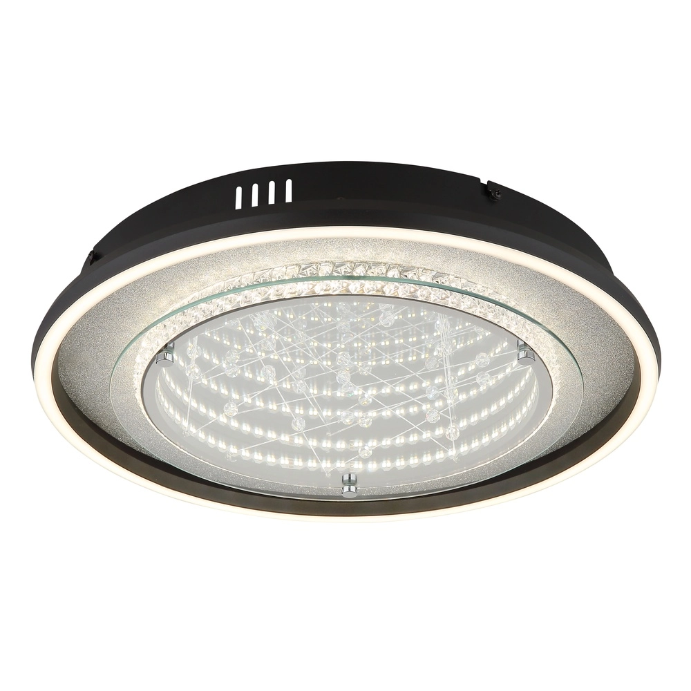 Black ceiling lamp Mirrora Ø 40cm