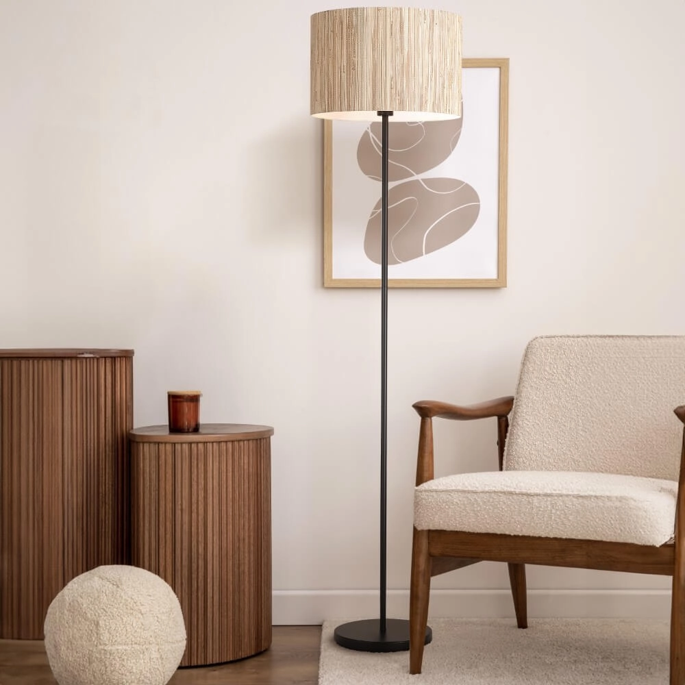 Scandinavian floor lamp Meadow Ø 38cm Searchlight 5053423273594