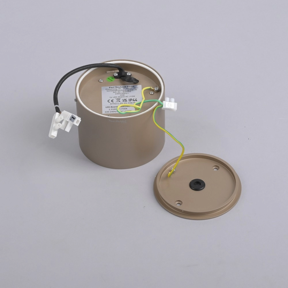 Ceiling surface-mounted spot Pure Point Ø 11cm - bronce Paul Neuhaus 4012248395653