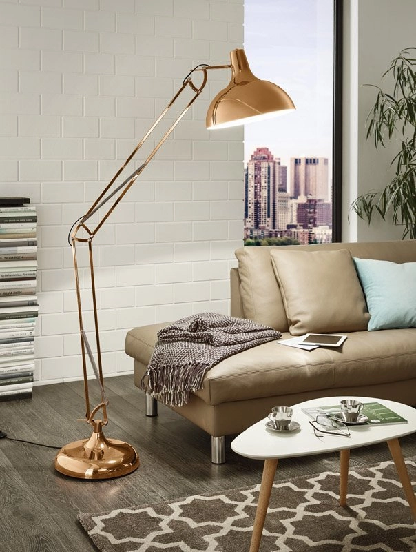 Standing lamp Borgillo Red copper Eglo 9002759947057