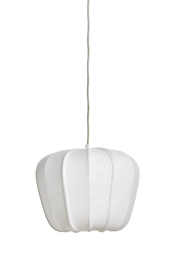 White pendant lamp Zubedo Ø 40cm Light & Living 8717807706647