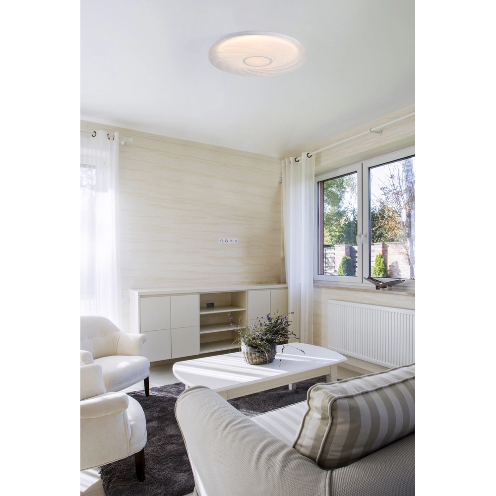 Ceiling light Aura Chrome and white Searchlight 5053423300047