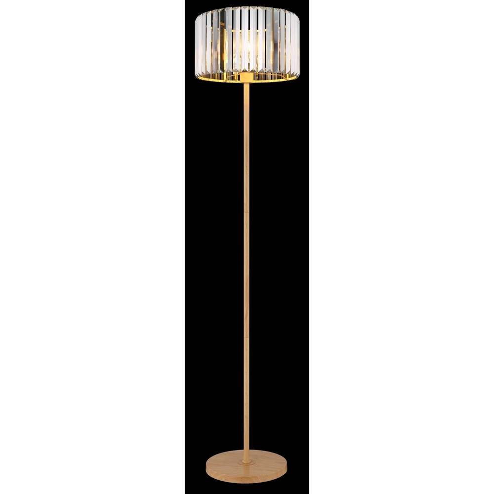 Floor lamp Run wood Globo 9007371513970