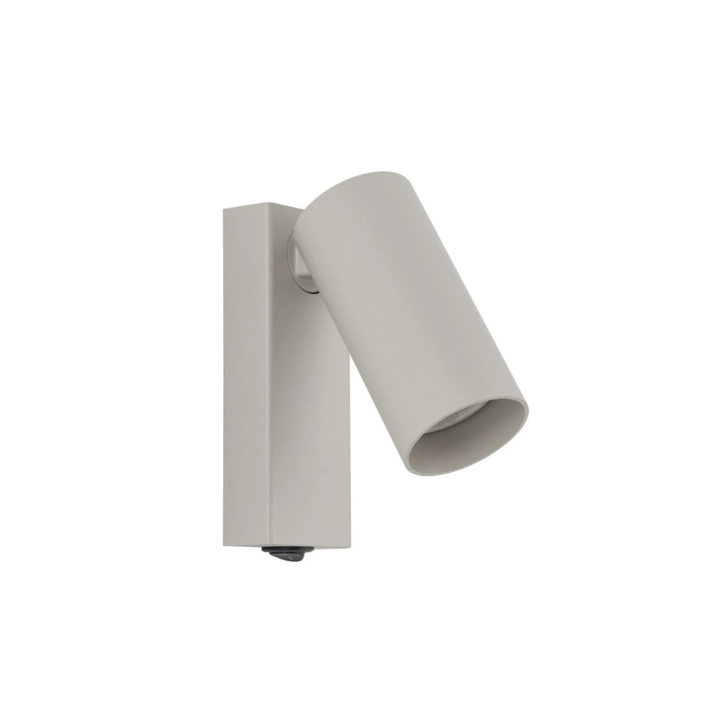Directional spotlight Fourty with switch - light grey