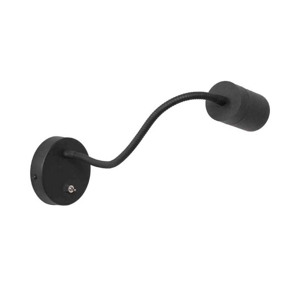 Bedside lamp flexible Upround black Steinhauer 8712746161373