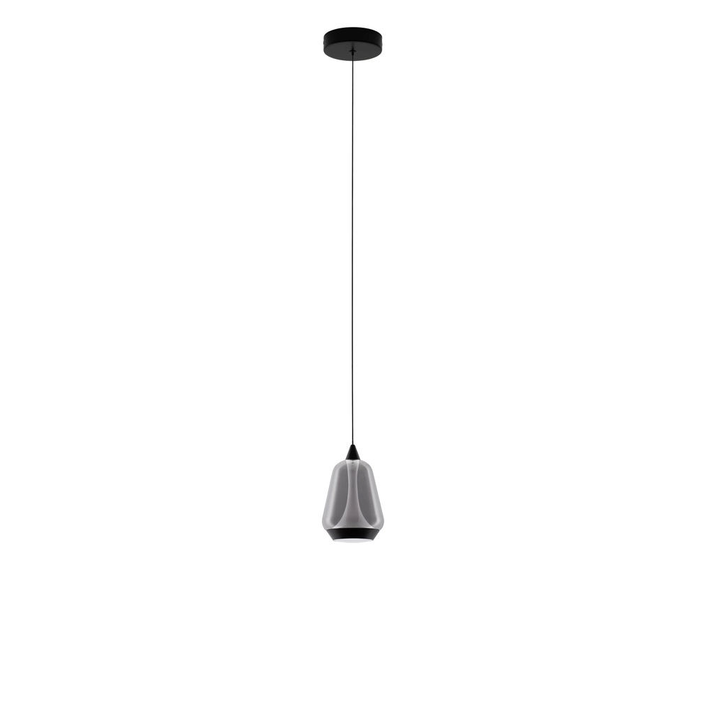 Design pendant lamp Alish 1-light smoke glass Lyora 5212017477682