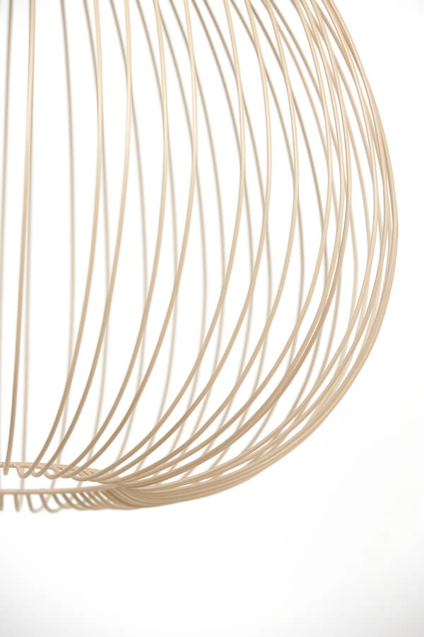 Cream pendant lamp Rilana Ø 56cm Light & Living 8717807649807
