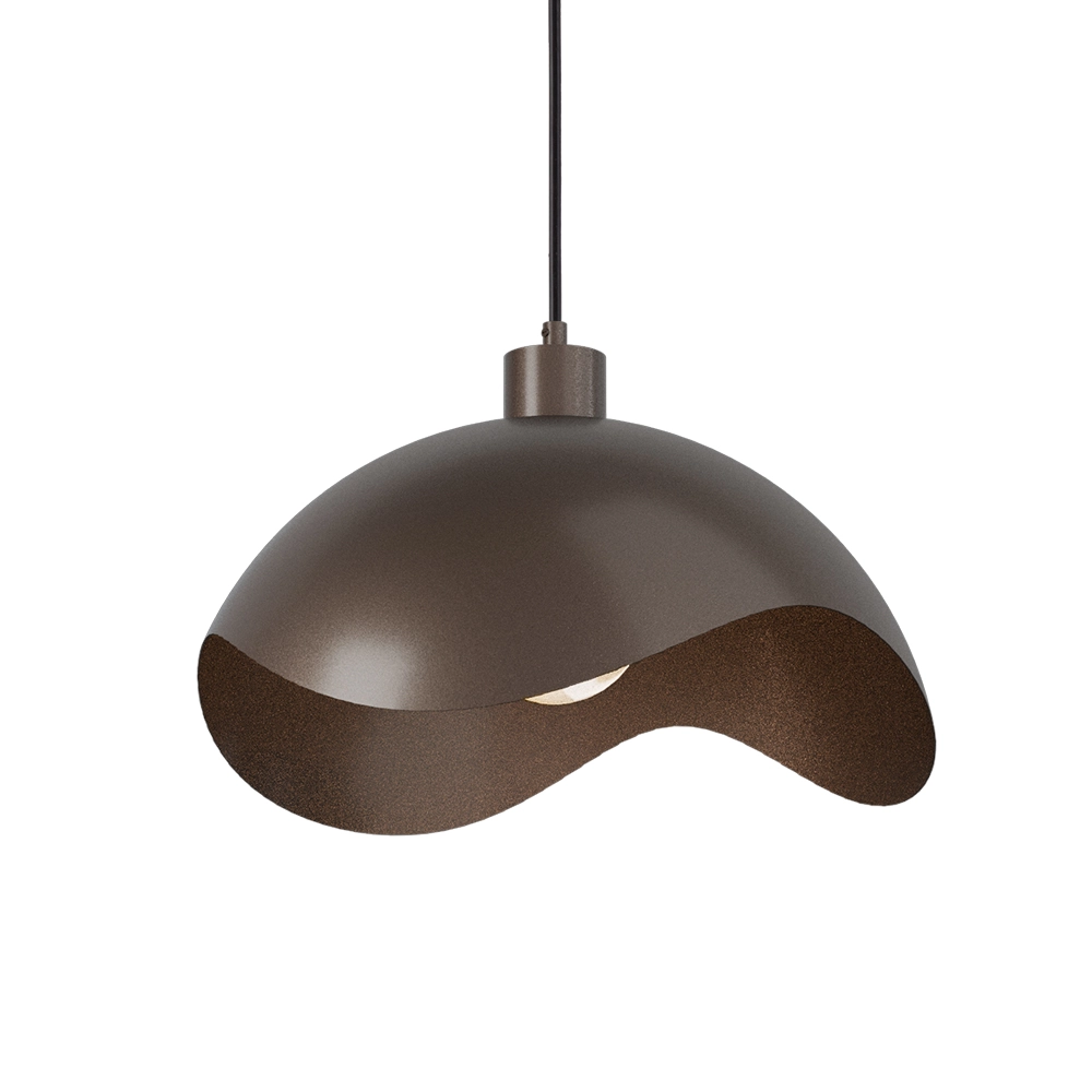 Design pendant lamp Volta Ø40cm - wavy - cocoa Masterlight 8718121395609