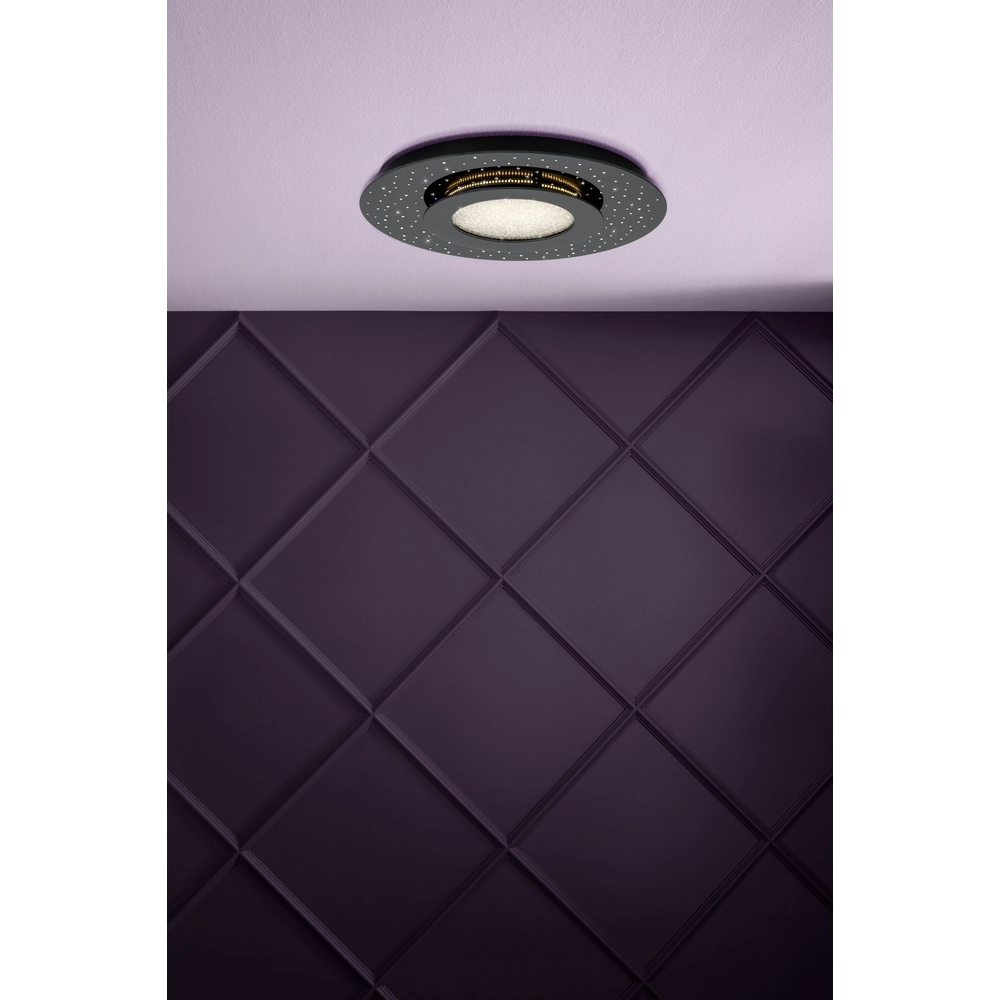 Ceiling lamp Azurreka Black Eglo 9002759337117