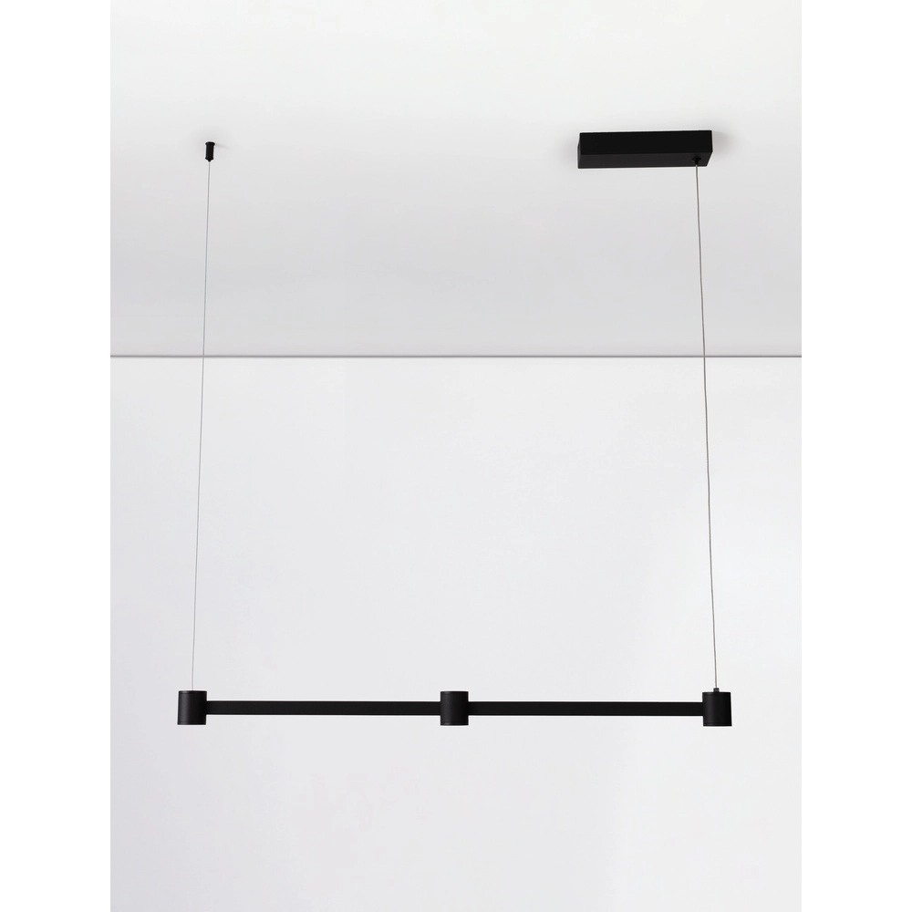 Design pendant lamp Puize 3-light black Lyora 5212017448576