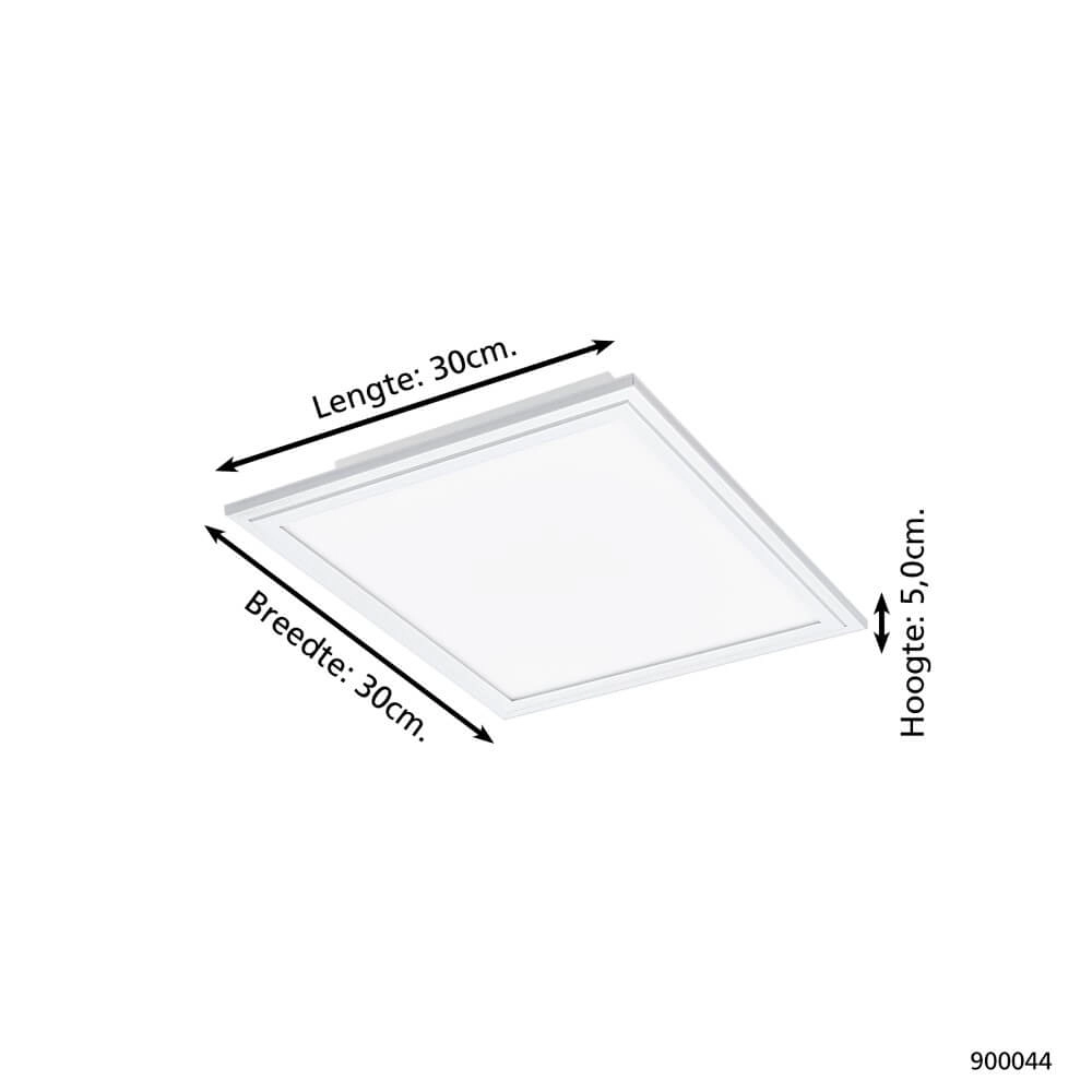 Ceiling light Zigbee Salobrena-Z 30x30cm white Eglo 9008606221813