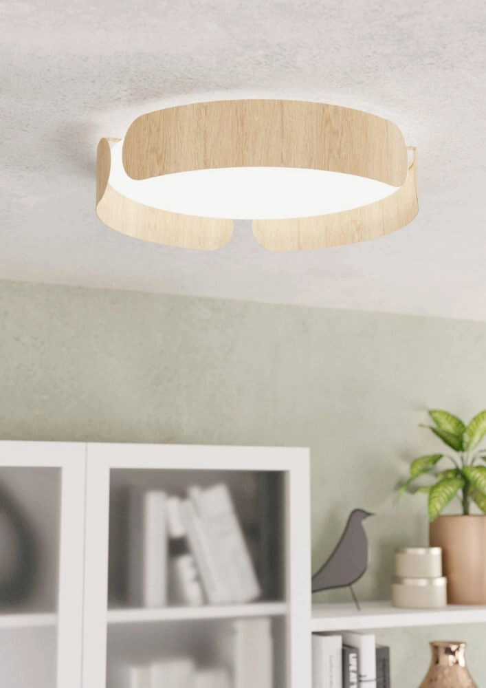 Mocha ceiling lamp Valcasotto Ø 37cm Eglo 9002759996239