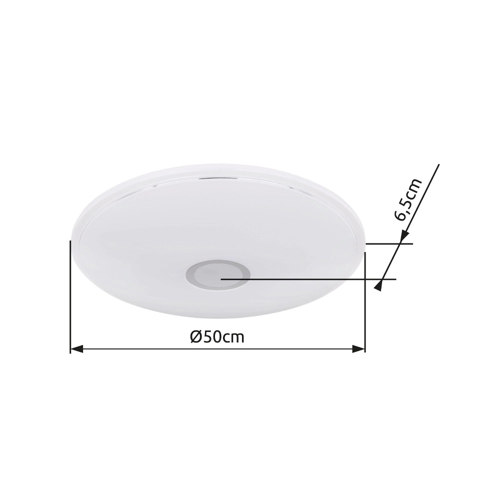 Plaffoniere Connor design white Ø 50cm adjustable Globo 9007371403080