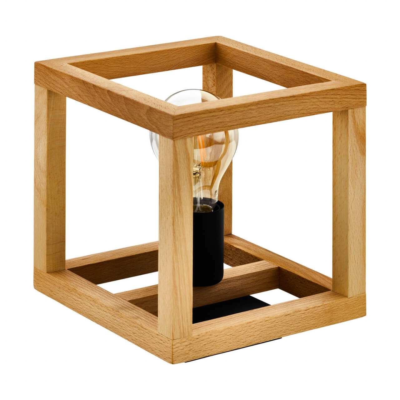 Wooden table lamp Blackcrown 1