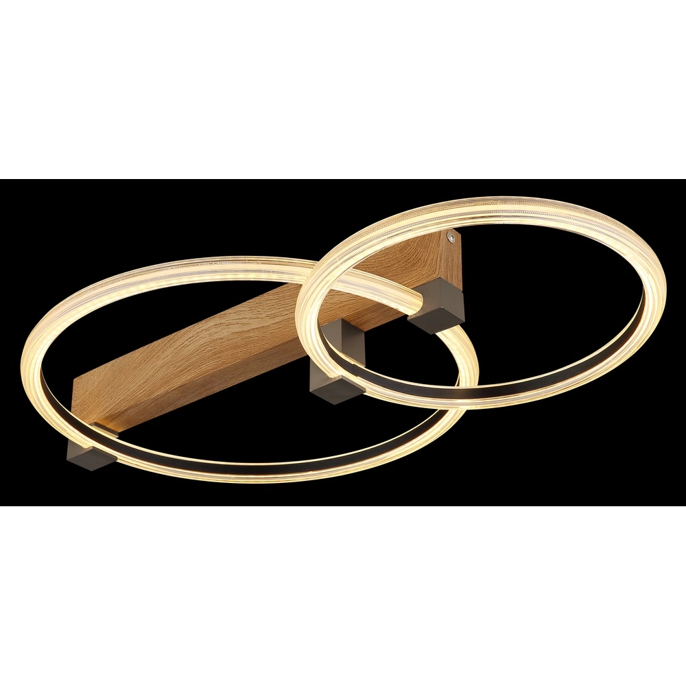 Ceiling lamp Fletcher Design wood Globo 9007371583294