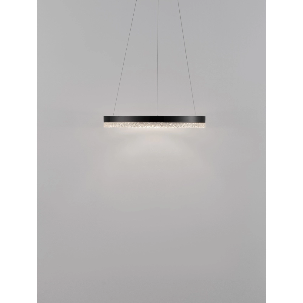 Pendant lamp Adria black Ø 40cm Lyora 5212017443762