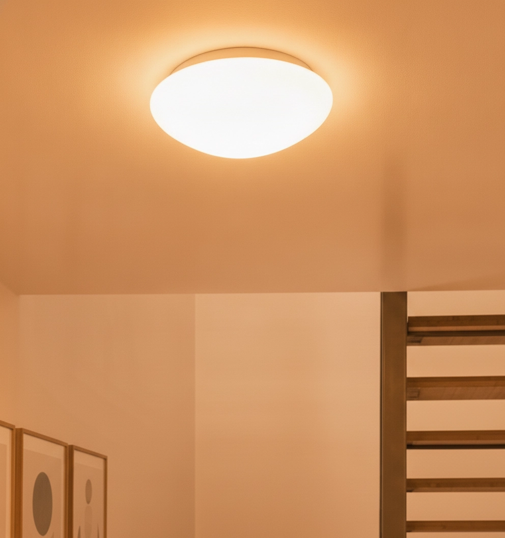 Ceiling lamp Brest Ø 23cm white