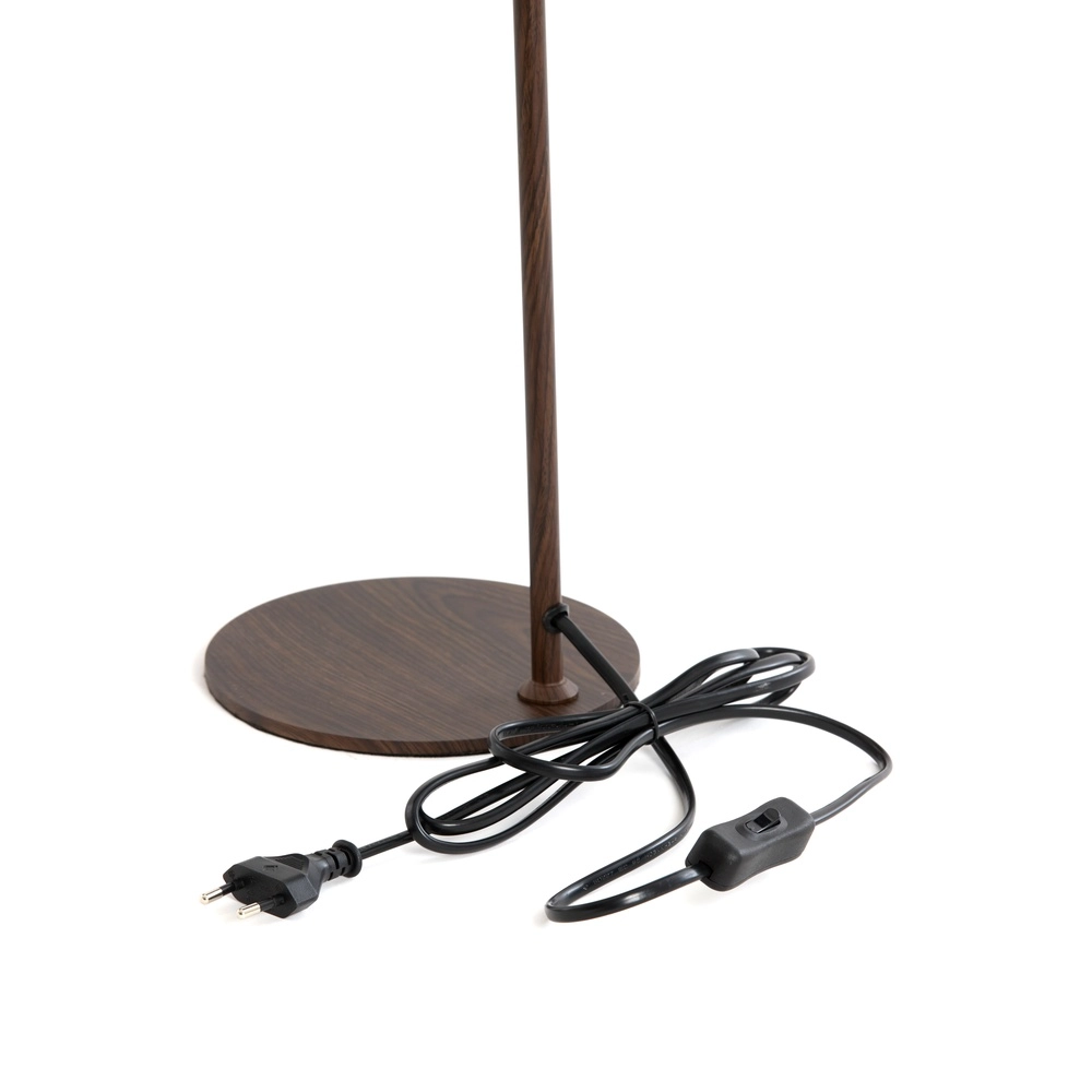 Desk lamp Salomo with walnut wood look Light & Living 8717807757137