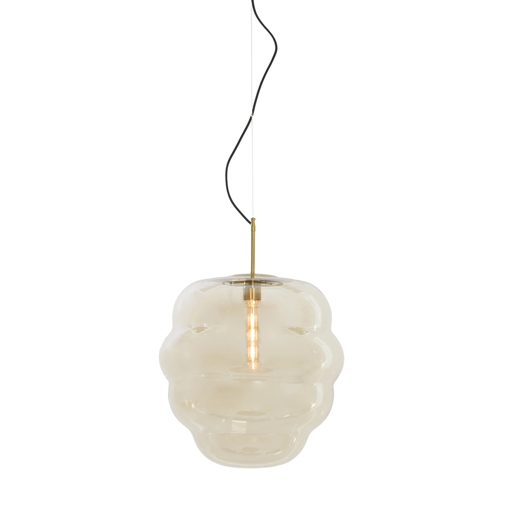 Ø 45cm pendant lamp Misty with amber glass Light & Living 8717807645670