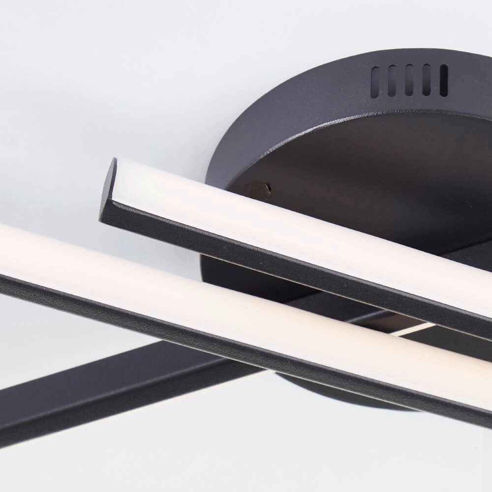 Black ceiling lamp Hinton black Brilliant 4004353442100