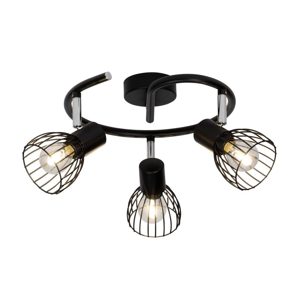 3-light ceiling lamp Blacky