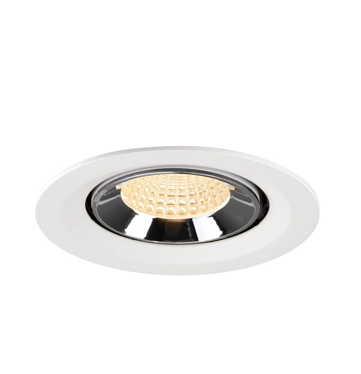 Recessed spotlight Numinos Gimble M white/chrome 2700K - 55deg SLV 4024163311960