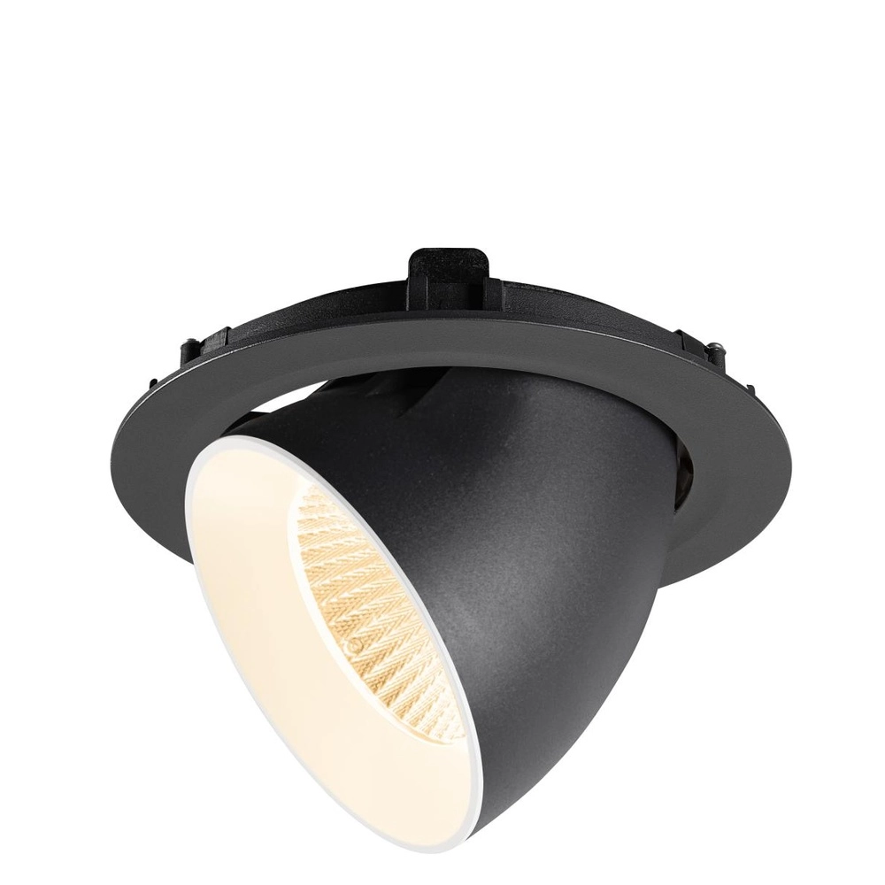 Recessed spotlight Numinos Gimble XL black/white 2700K - 40deg SLV 4024163308861