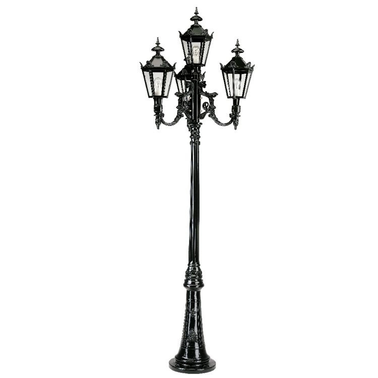 Nostalgic garden lamp Antwerpen 4-light - black