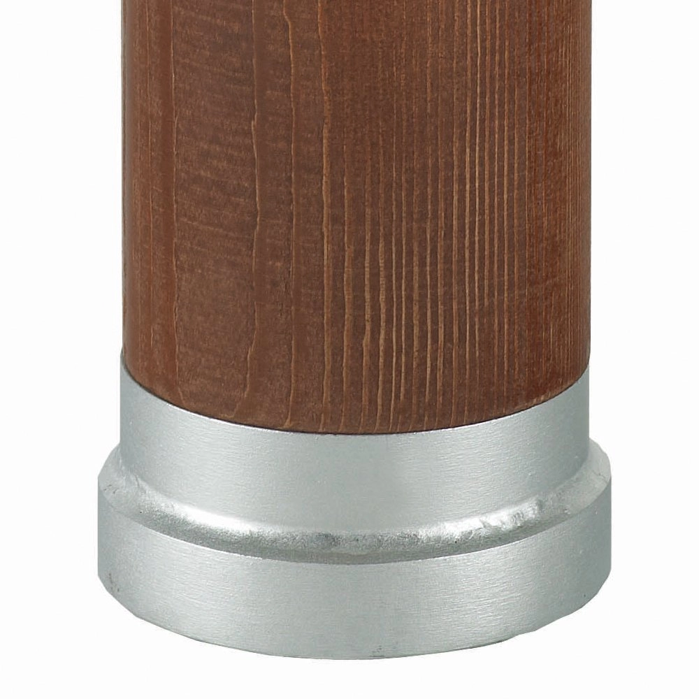 Zinc terrace lamp Selhalm with wood Franssen 7042891450635