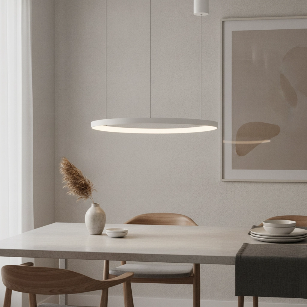 Design pendant lamp Pertino white Ø 48cm 2700K