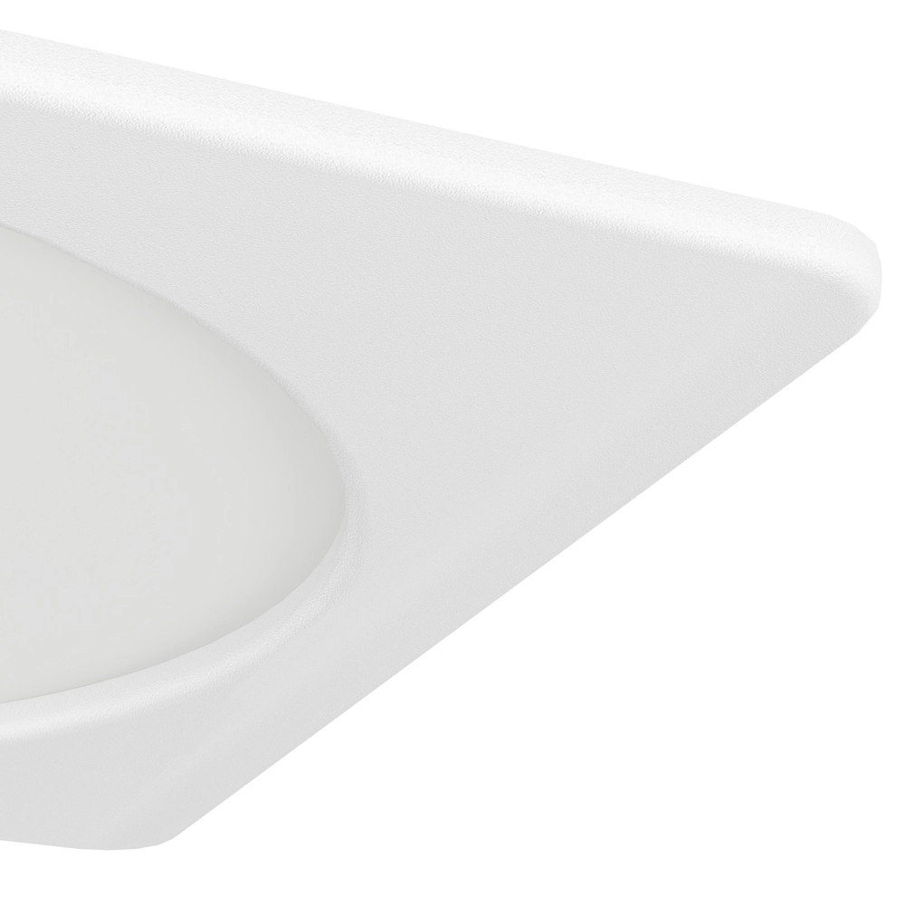 Recessed lamp Fueva 6 Square - White - 16.6x16.6cm Eglo 9008606330805