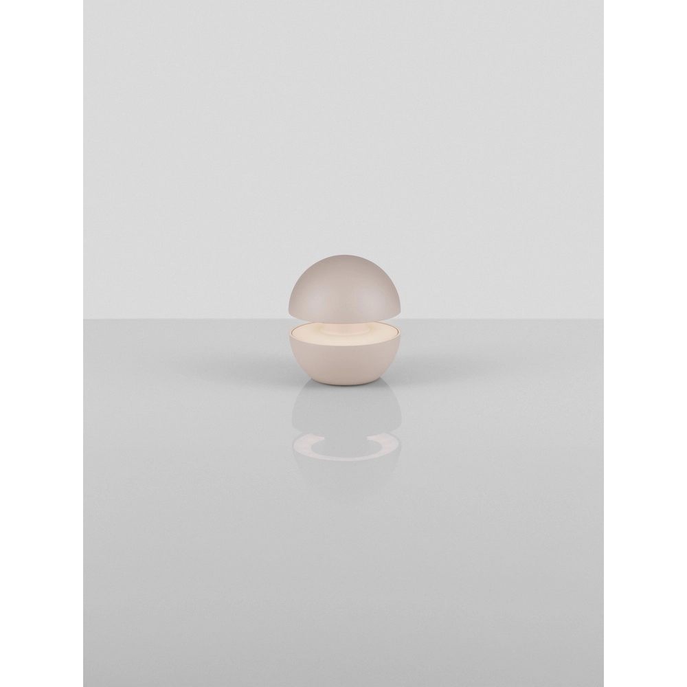 Table lamp Puk rechargeable sand brown