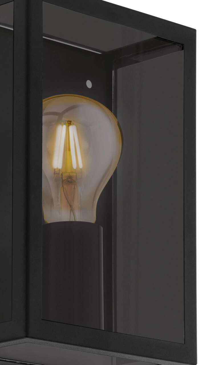 Black outdoor lamp Almonte Smoke Eglo 9002759336271