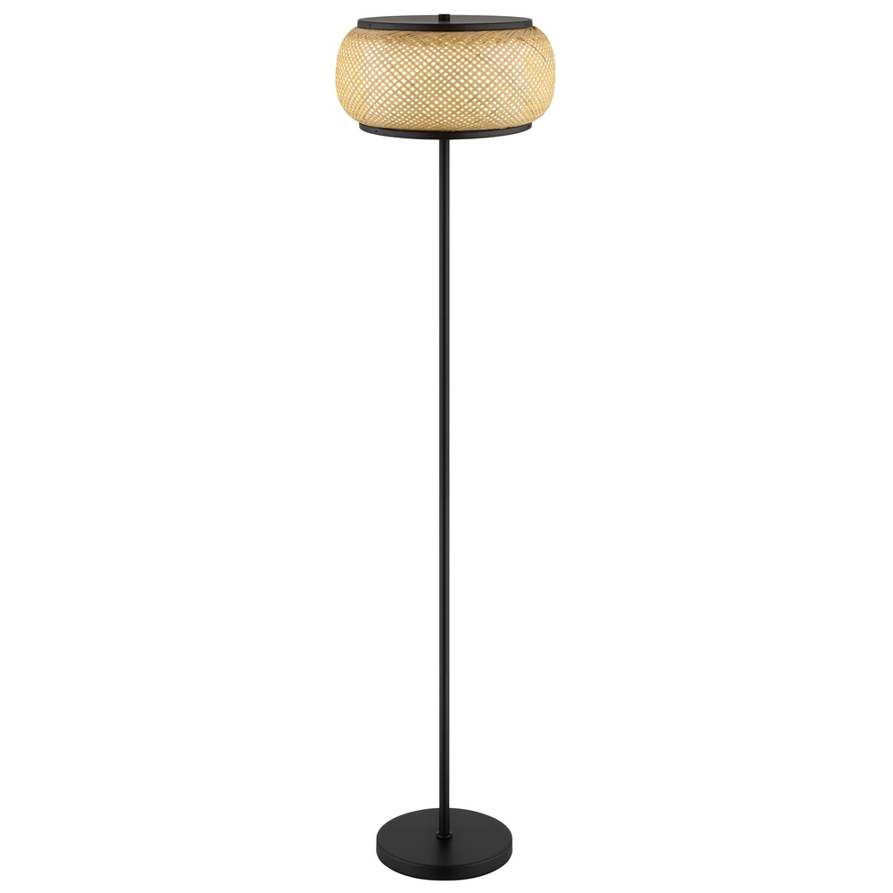 Floor lamp Bambora with bamboo Ø 38cm Globo 9007371569861