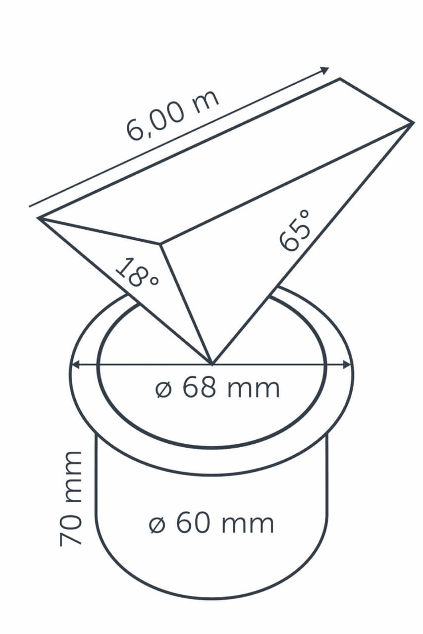Recessed spot Big Flux Asymmetric 12 volt LED In-lite 8717051004599