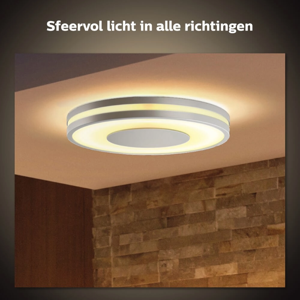Ceiling light Hue Being - White Ambiance Ø 34.8cm stainless steel Philips 8719514341111