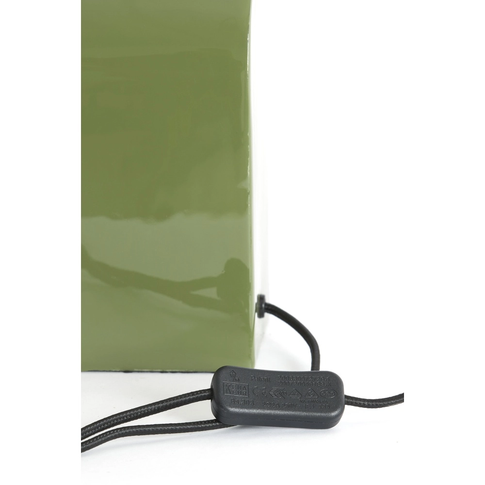 Light green desk lamp Cardona with gold - 1x E27 Light & Living 8717807816261