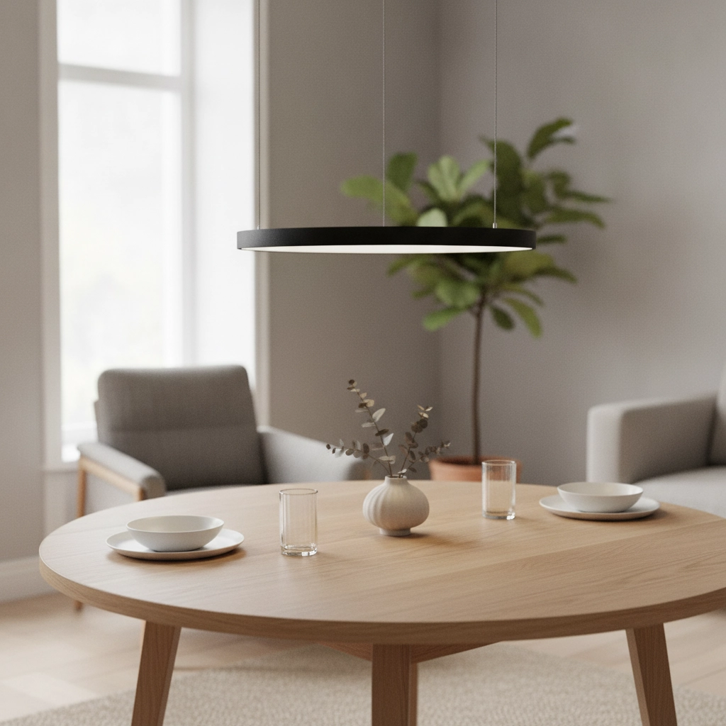 Design pendant lamp Pertino black Ø 48cm 2700K
