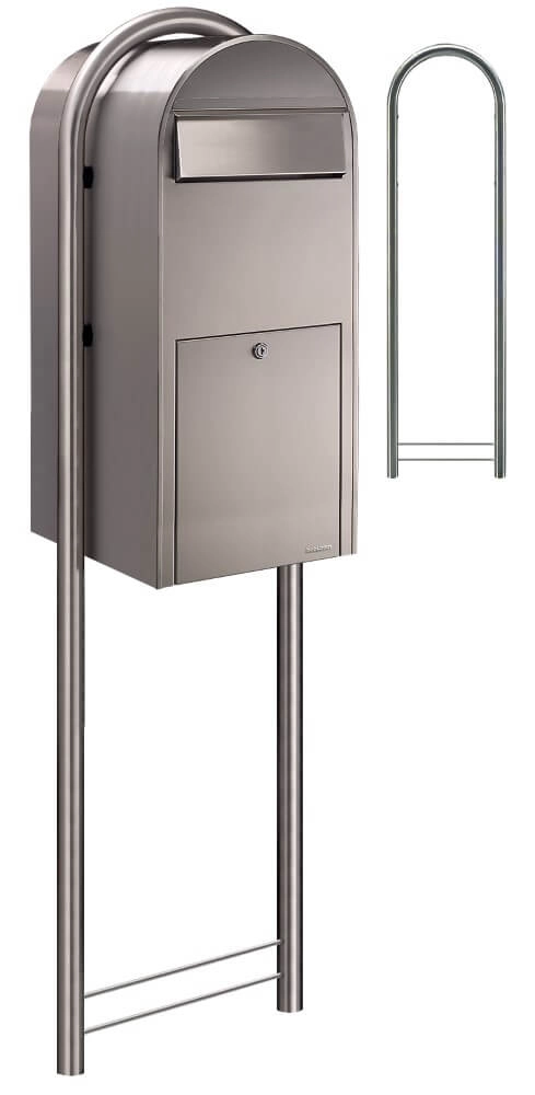 Mailbox Jumbo i Stainless steel Bobi 6417237026033