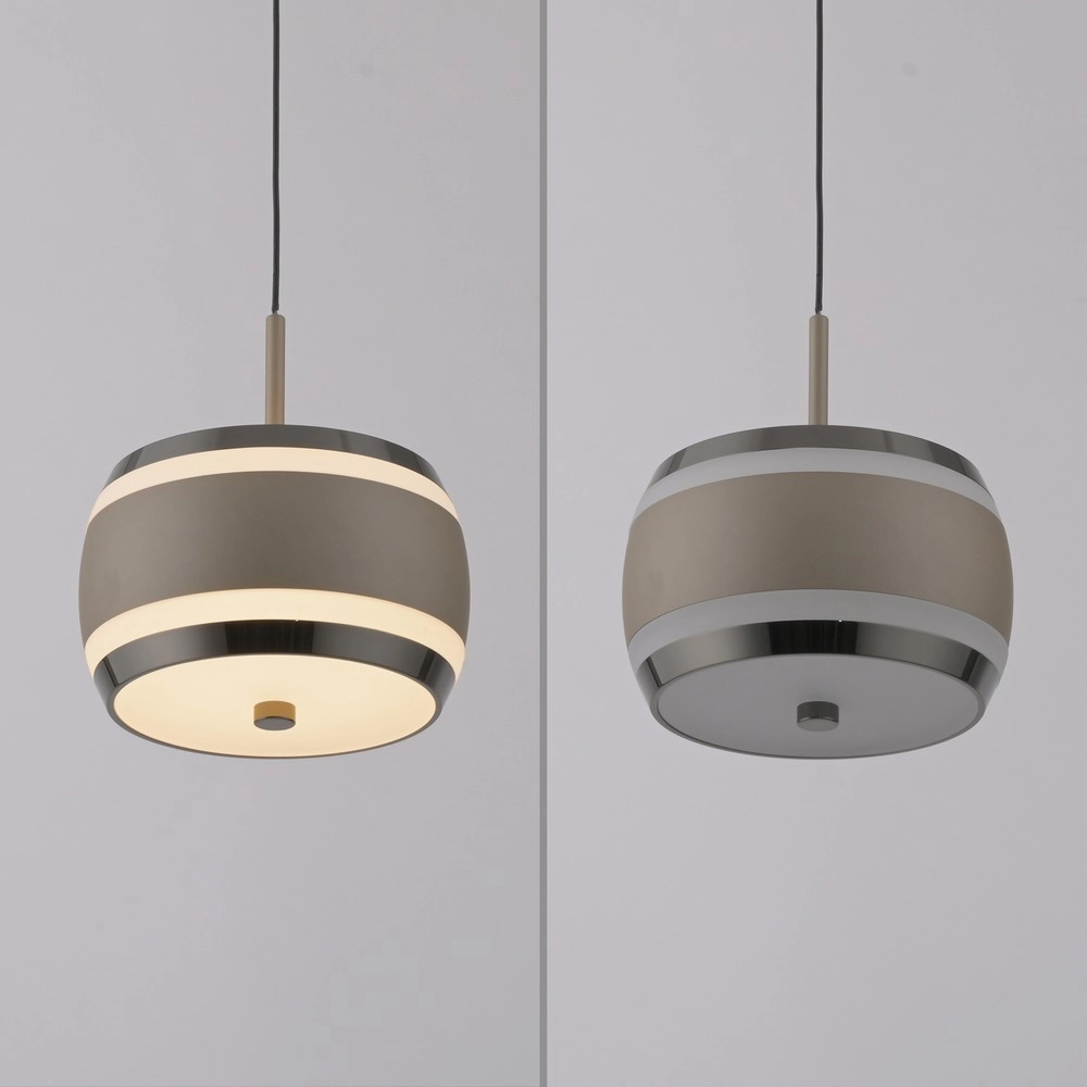 Sleek LED pendant Pure Falling Rings Bronce Paul Neuhaus 4012248396568