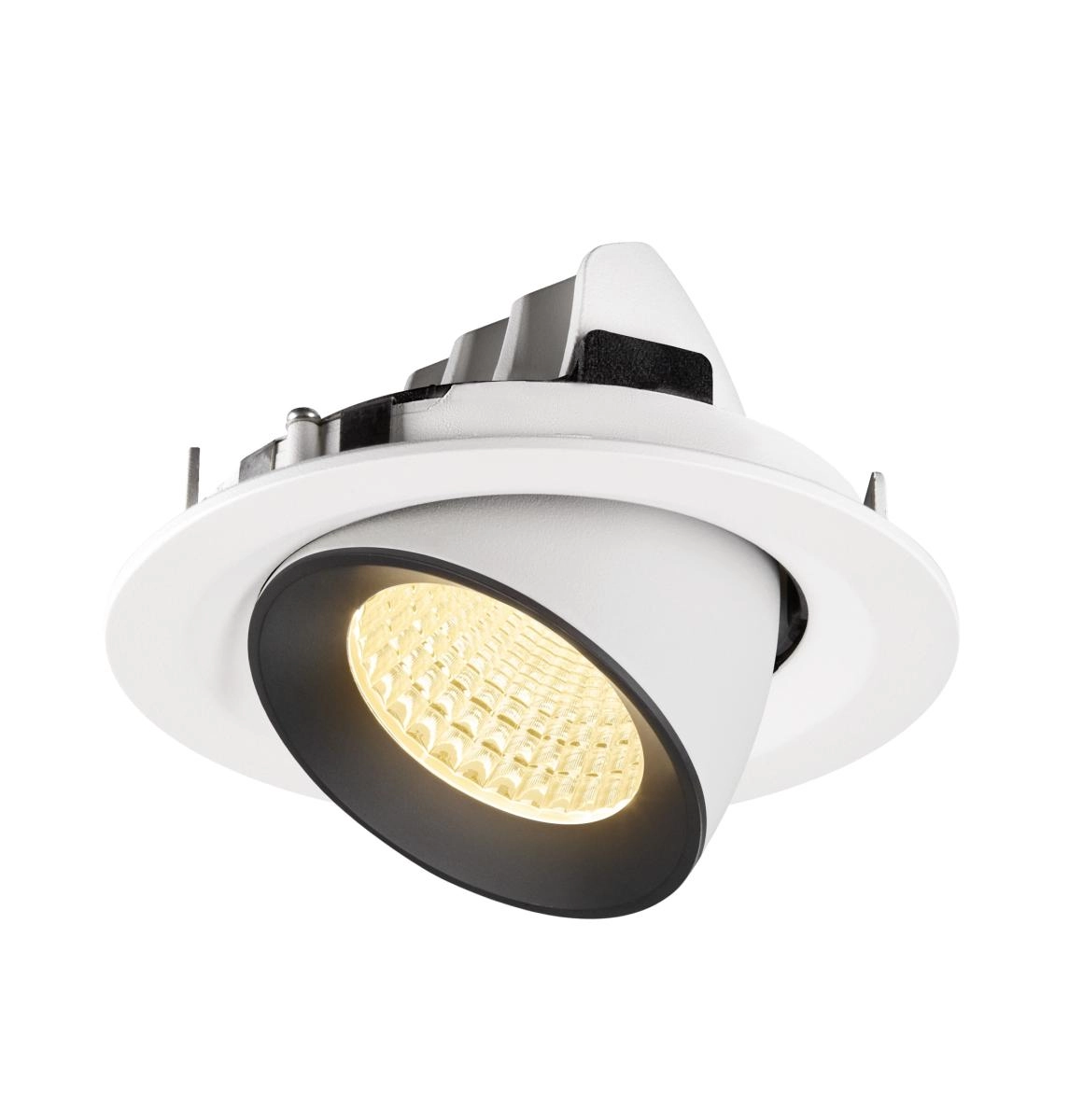 Recessed spotlight Numinos Gimble M white/black 3000K - 55deg SLV 4024163311809