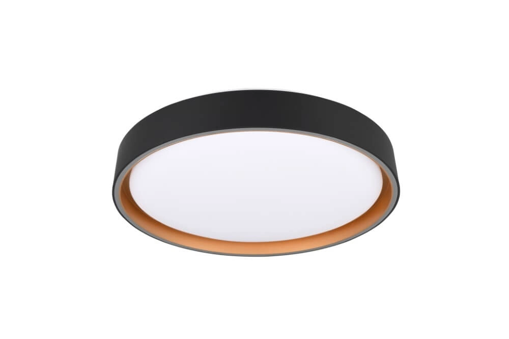 Ceiling light Felis black with gold Trio 4017807604030
