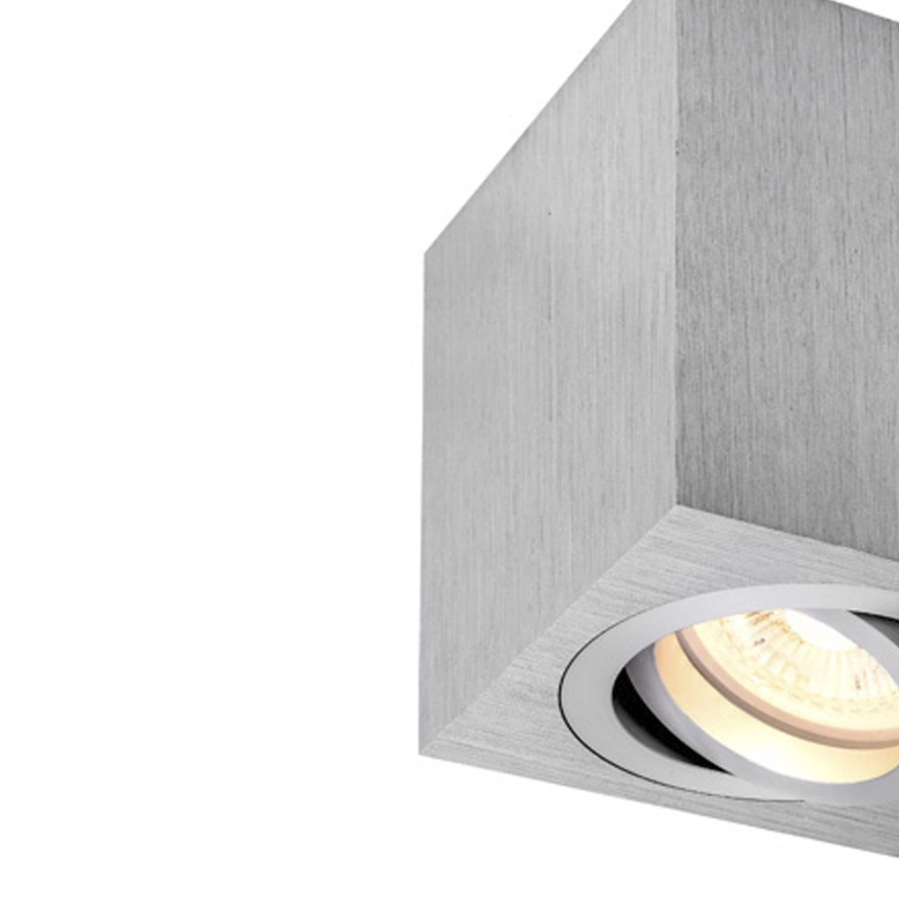 Ceiling light Triledo GU10 8.5cm metallic gray SLV 4024163222259