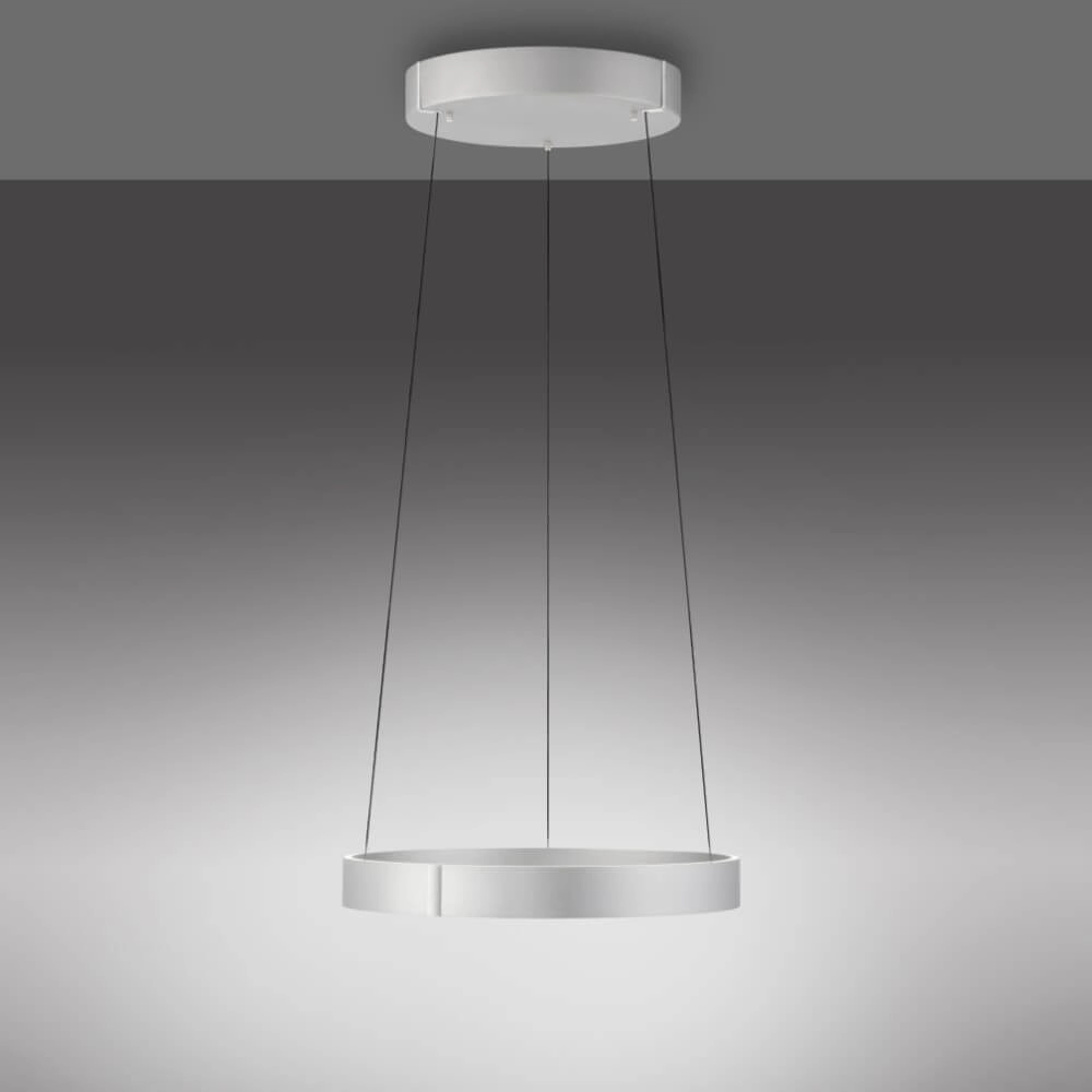Round hanging lamp Pure E-Clipse aluminum Ø 50cm Paul Neuhaus 4012248372333