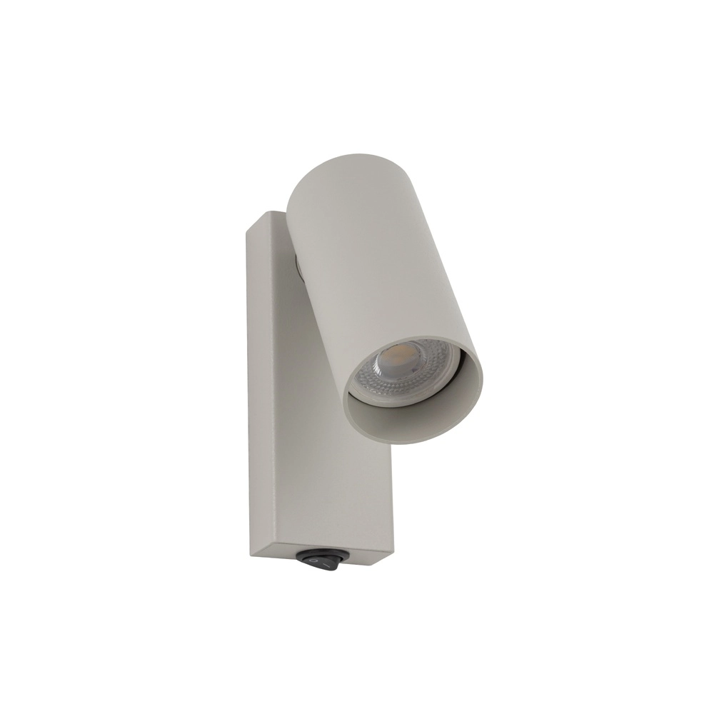 Directional spotlight Fourty with switch - light grey Lyora 5903139117654