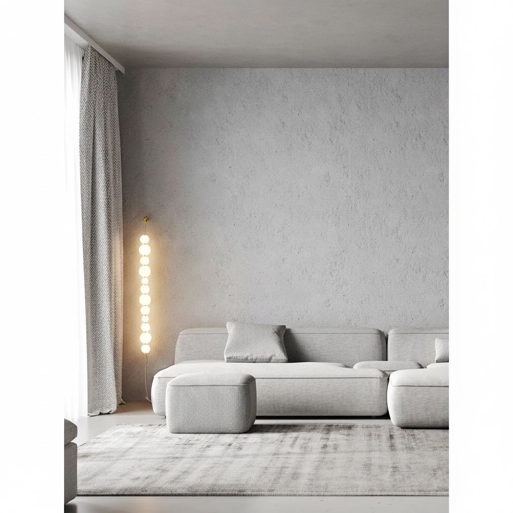 Unique wall lamp Perla Gold