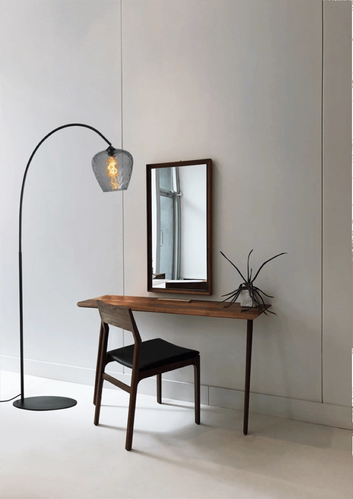 Arc lamp Porto Diamond smoke glass - Ø 21cm Masterlight 8718121268651