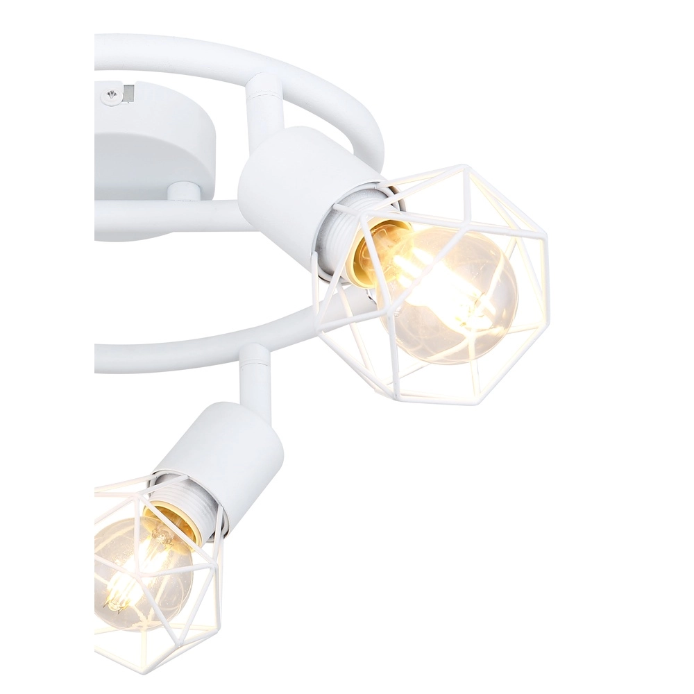 Ceiling lamp Xara I 3-light white Globo 9007371400997